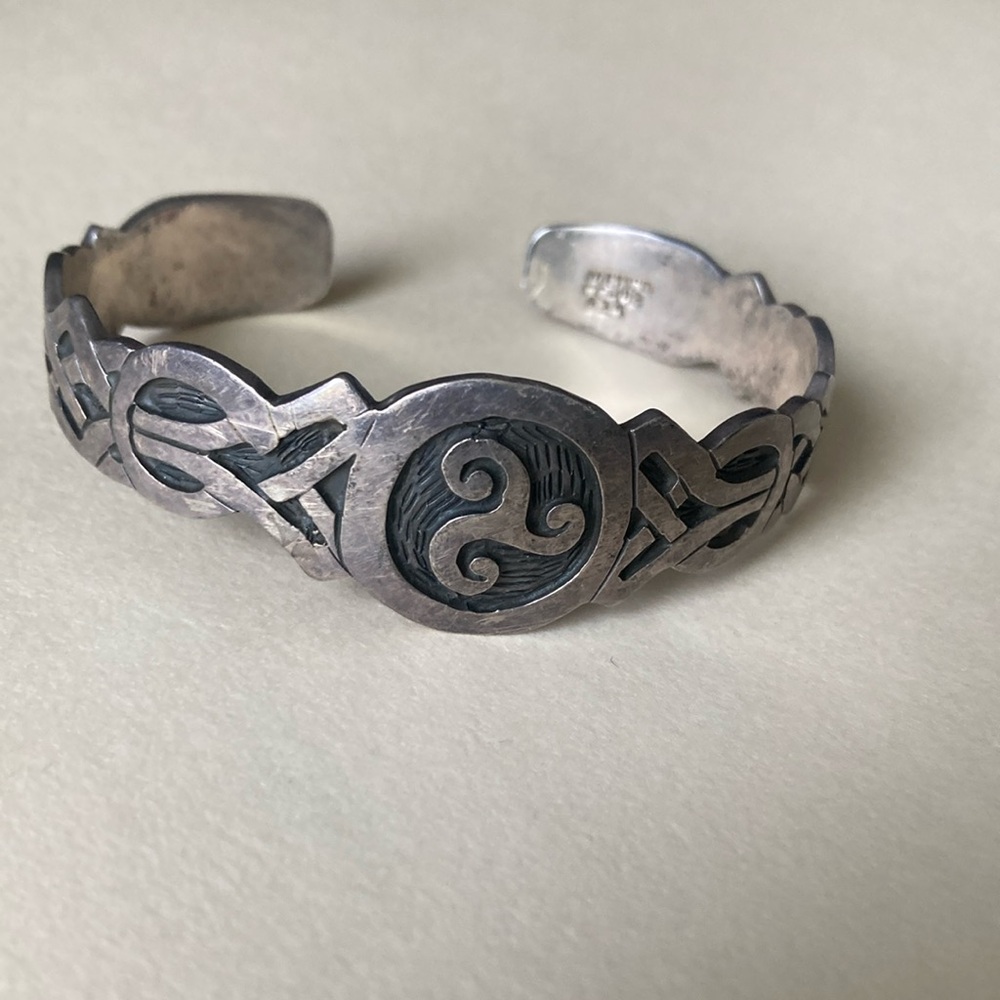 Sterling Silver Celtic Knot Bracelet cuff